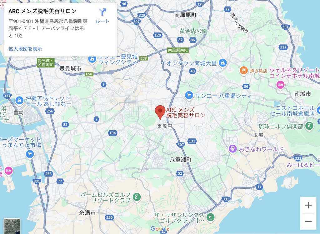 店舗の地図マップ